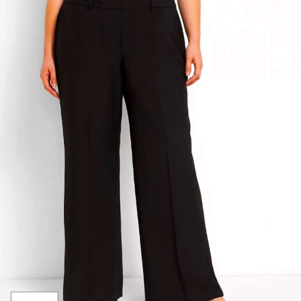 LANE BRYANT 20Reg. BLACK  HIGH RISE SIGNATURE FIT ALLIE  TROUSER/PANTS